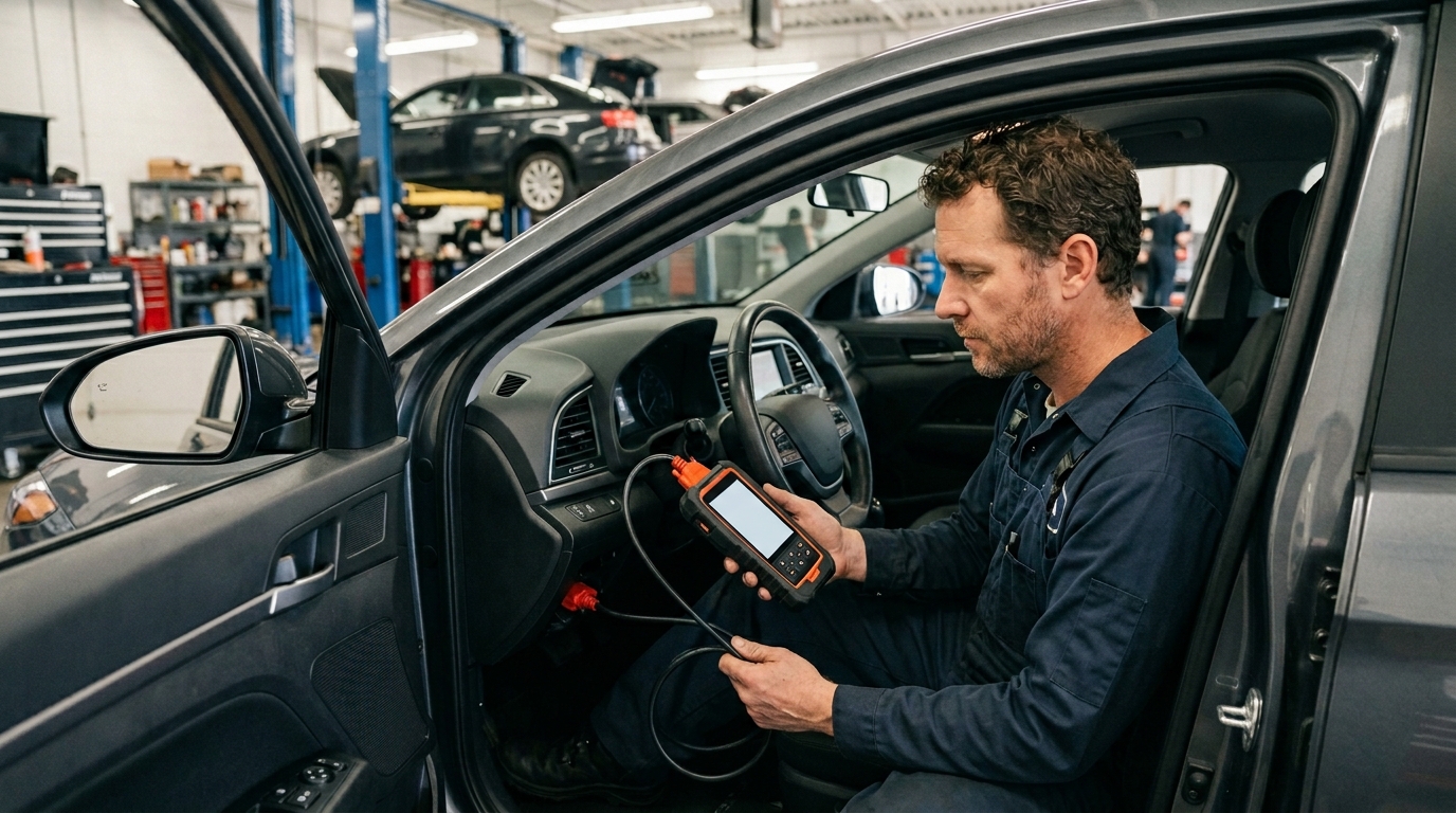 OBD diagnostics scan