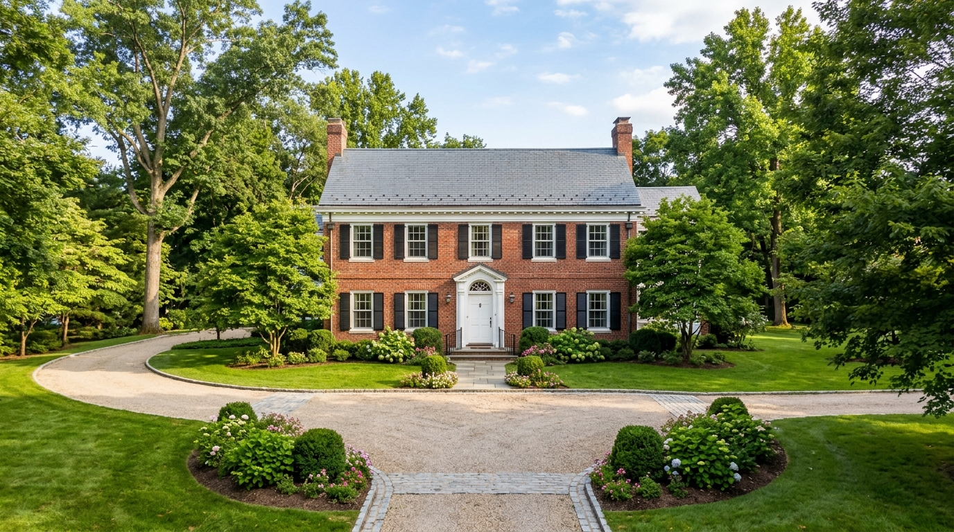 Charming townhouse with brick facade