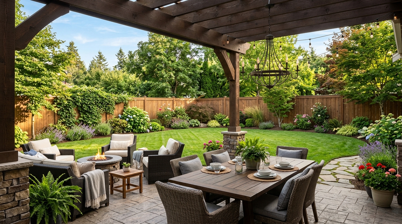 Colonial-style home with white columns