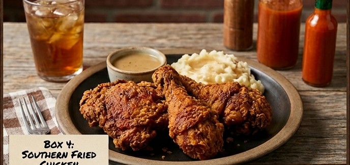 Golden fried chicken pieces on a plate