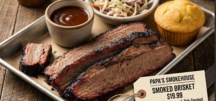 Today's special: hearty comfort food dish served fresh