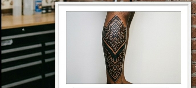 Traditional style anchor tattoo with banner